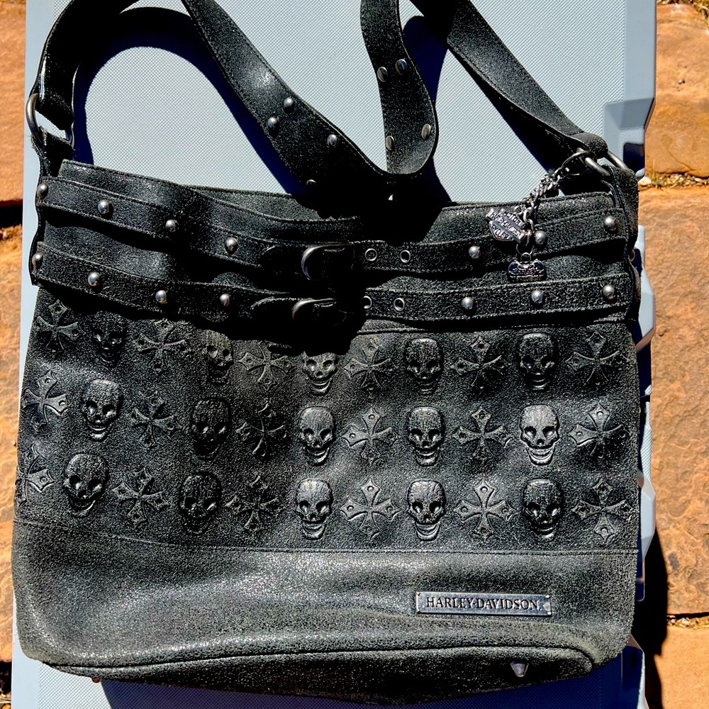 Harley Davison messenger purse